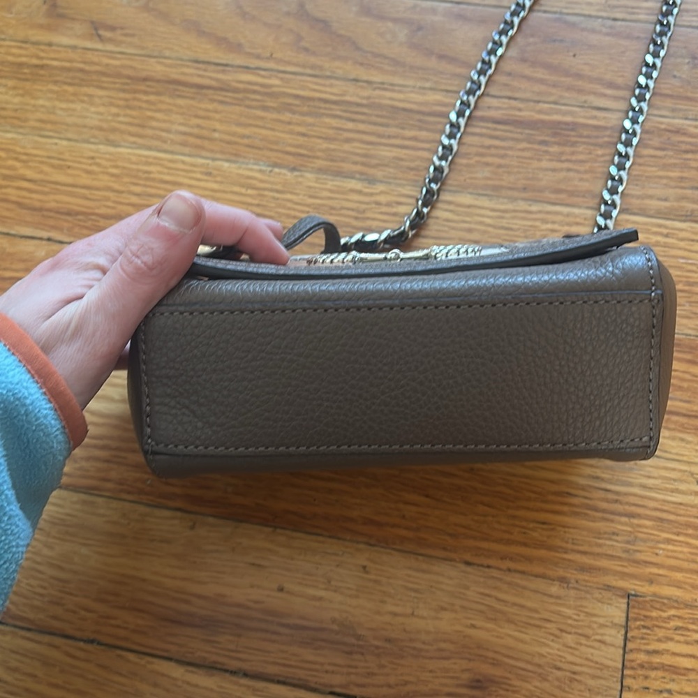 Brighton Leather Patchwork Chain Strap Bag - image 5